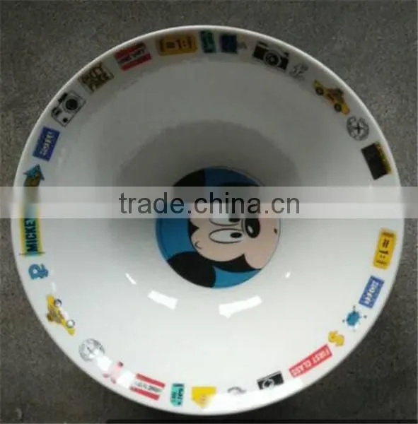2016 New Cartoon Design Kids Porcelain Dinner Plate Ceramic Rice Plate for Kids photo-4