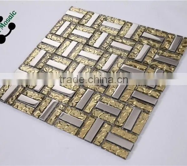 SMP02 Electroplate Surface Mosaic Material Mixed Mosaic Water Drop Mosaic photo-2