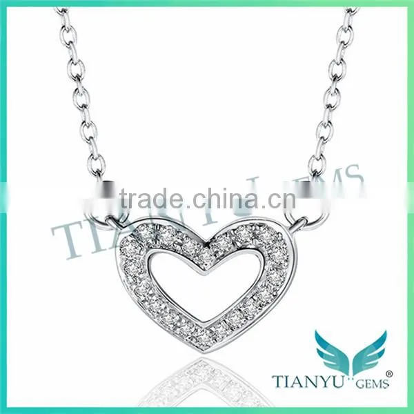 Wholesale Fashion Moissanite Diamond Pendants Charms 925 Sterling Silver Necklace photo-2