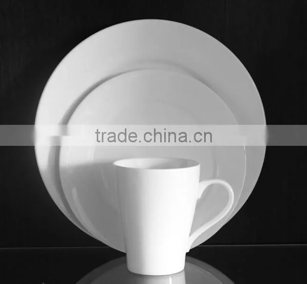 6pcs Ceramic Porcelain Fine Bone China Dinnerware Set For Hotel Restaurant