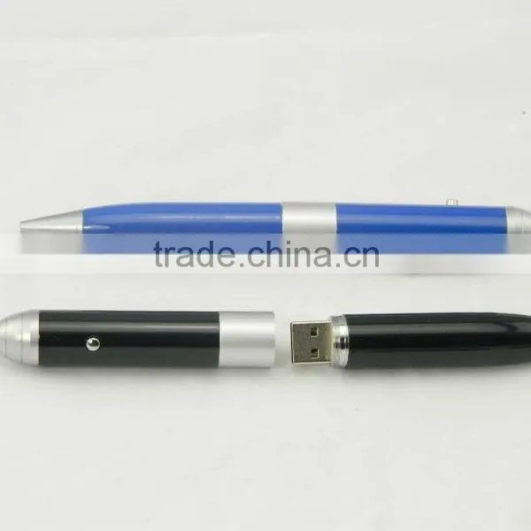 Laser Usb Flash Drive Laser Pointer Ball Pen, High Quality Pen Usb, Promotional Cheap Usb Pen Drive photo-5