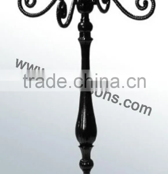 Black Party Use Candelabra Weddings And Metal Religious Candelabra For Decorative Church photo-2