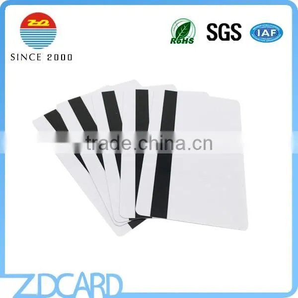 CR80 Standard White Hico / Loco Magnetic Strip PVC Card photo-5