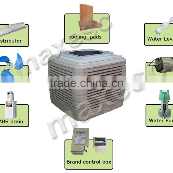 CE Qpproaved 18000m^3/h Top Dischange Air Cooler Online Shopping photo-2