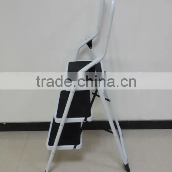 3 Step Steel Ladder With White Color photo-5
