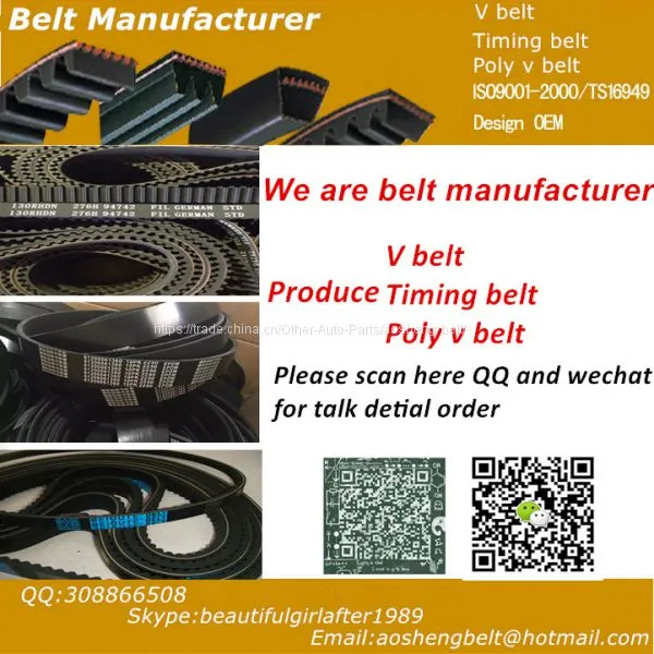 Factory Supply All Kinds of Poly v Belt Fan Belt Timing Belt With Different Quality Low Price photo-4