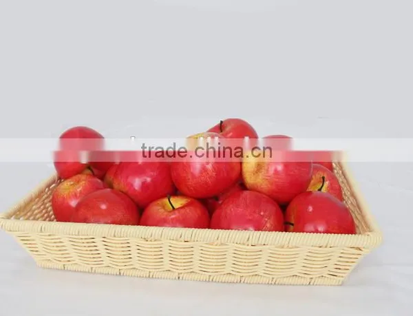 PE Rattan Woven Supermarket Kitchen Storage Food Basket Fruit Storage Equipment photo-3