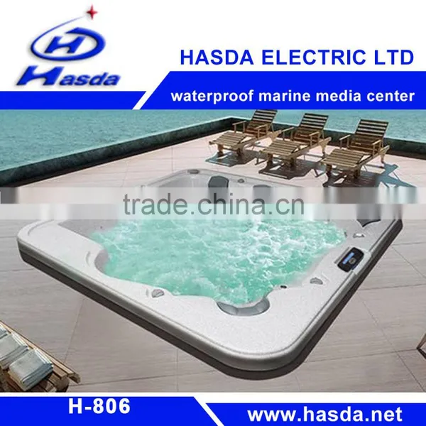 Good Audio Product Used for Hydro Massage Rectangular Bathtub, Portable Spa Tub for Adult