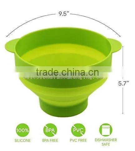 Silicone Collapsibel Popcorn Popper ,Silicone Popcorn Popper,silicone Popcorn Maker photo-4