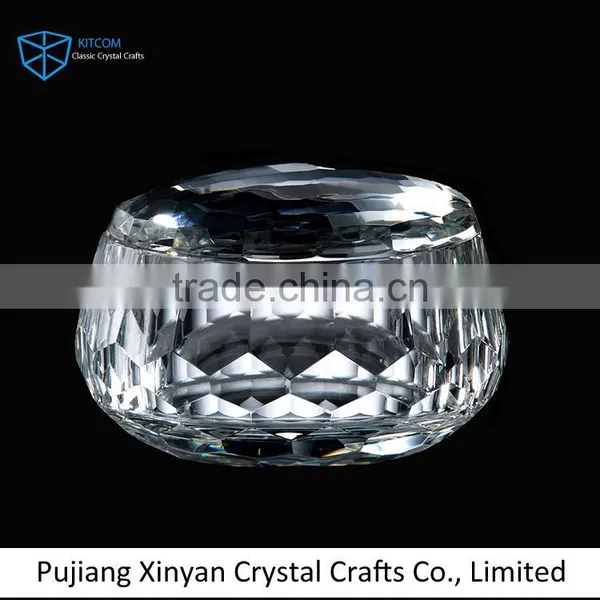 2016 Modern Style Round Shape Crystal Clock With Good Prices photo-3
