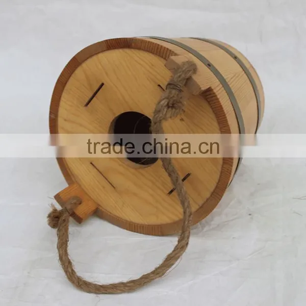 Factory Supplier for Wooden Rustic Ice Bucket With Metal Stainless Steel photo-5