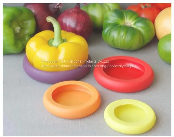 Food Huggers Silicone Vegetables Fruit Wrap Container photo-2