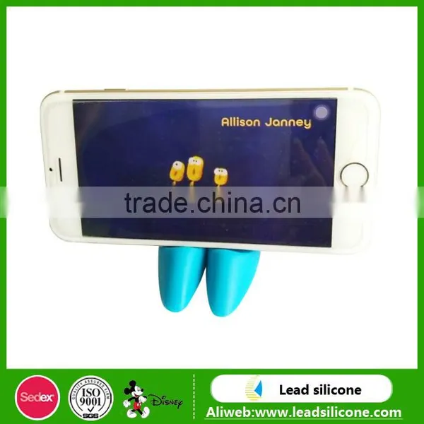 Free Sample Mini Silicone High-heel Shoe Phone Holder/Funny Rotating Cell Phone High Heel Shoes photo-4