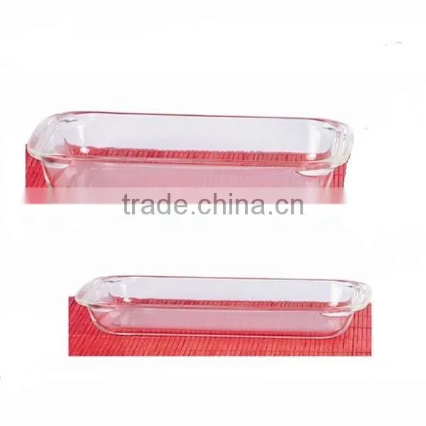 Transparent Borosilicate Glass Bakeware