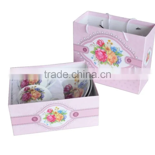 220cc Ceramic Cup&saucer With Decal