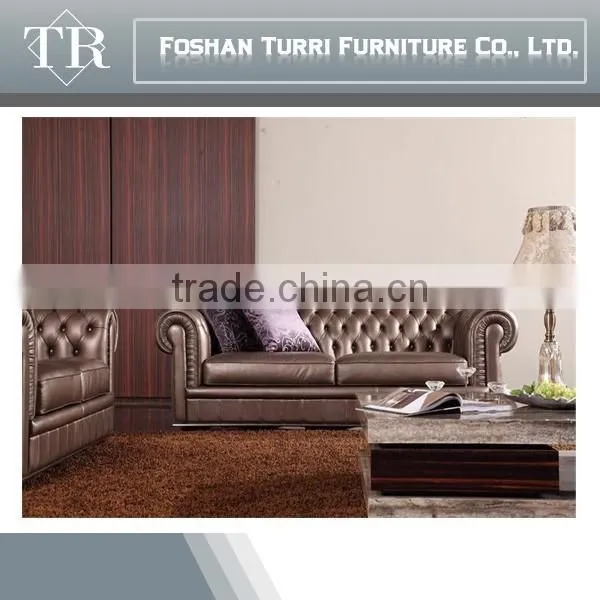 Luxrury Home Used Geniune Leather Living Room Sofa photo-6