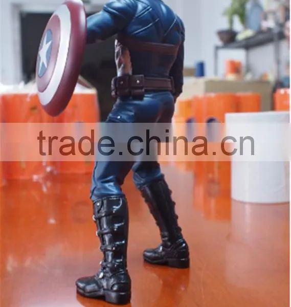 High Quality Hot Sale Resin Anime Character Captain America Statue for Collection photo-3