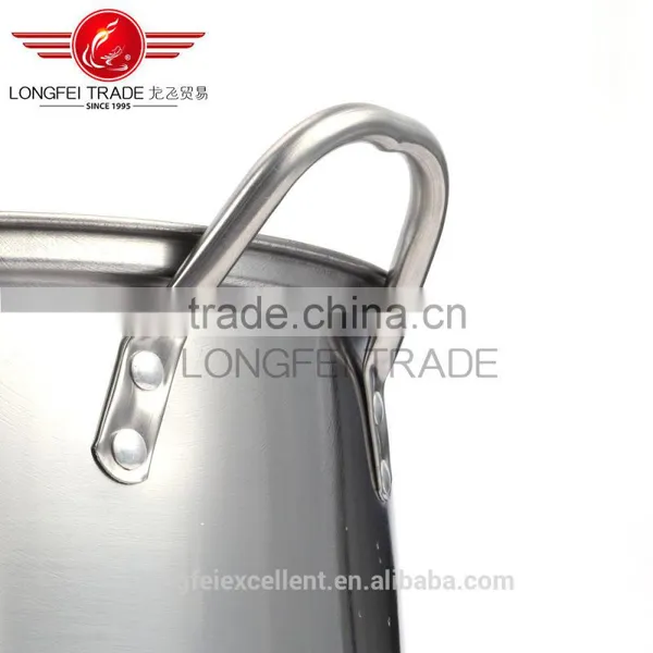 4pcs Good Selling in China Market Stainless Steel Soup Pot Set photo-2