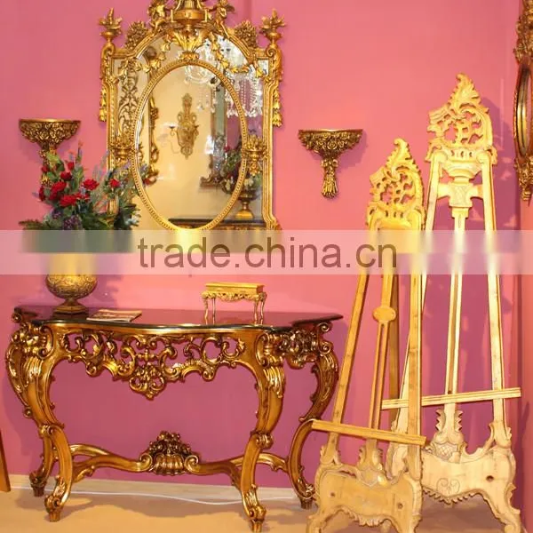 FA-210P-01 Antique Hanging Wall Art Decor With Carved Flower photo-2