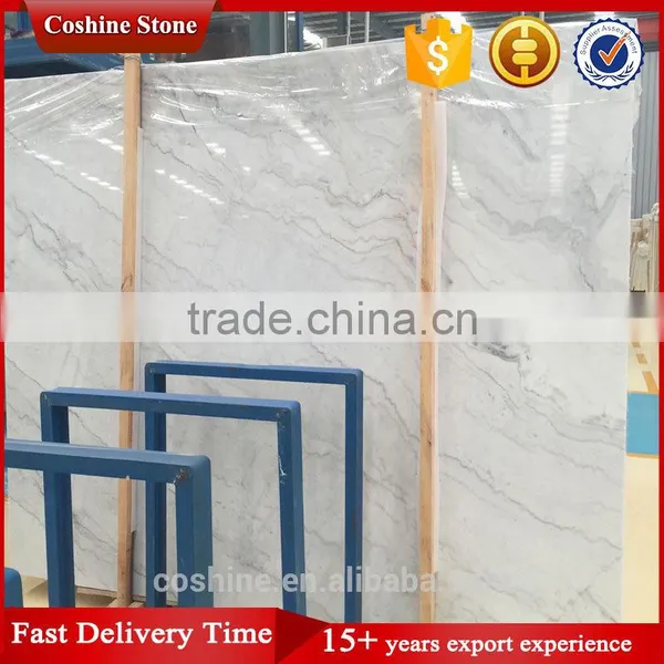 Second Choice Sale Guangxi White Marble Slab Price photo-5