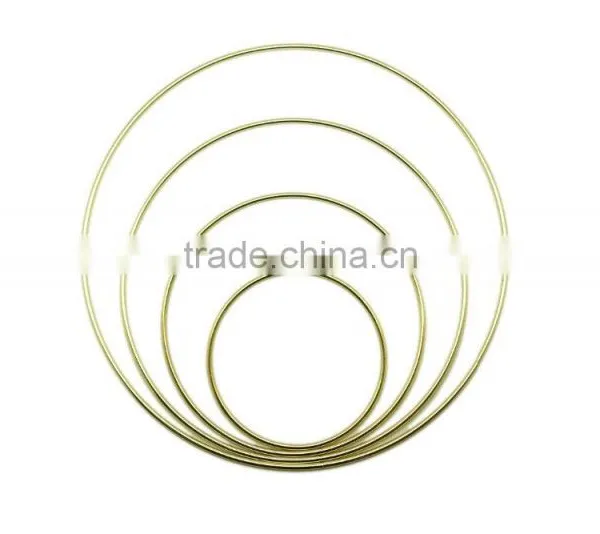 High Quality Bright Color Metal O Ring for Handbag Round Ring, Butt Welded Steel Wire Rings ID 1" photo-6