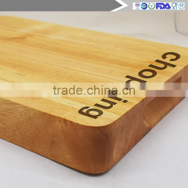 Chopping Board Super Thick Acacia Wood Chopping Block, Family Kitchen Chopping Board photo-4