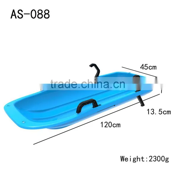 Downhill Thunder Kid's / Toddler Winter Toboggan Snow Sled 48-inch Plastic Snow Racer Sled photo-4