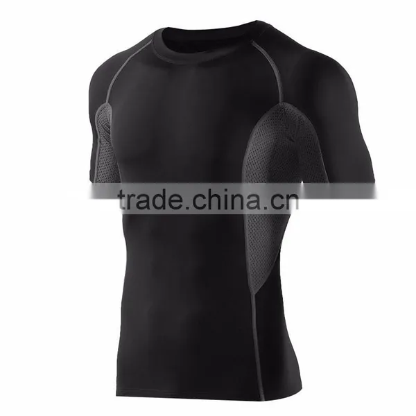 Sports Raglan Sleeve Mens Compression t Shirts photo-5