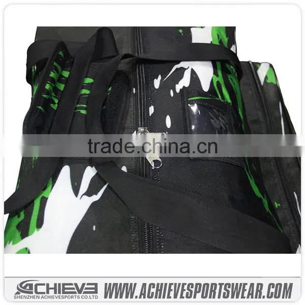 Custom Brand Names Trolley Bag/ Drawstring Canvas Sports Hockey Bag photo-3