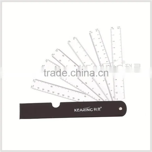 Kearing Engineering Scale Ruler/ruler With 12different Scales,flexible Plastic Fan Shape Scale Ruler #8500-6/8500-5 photo-5