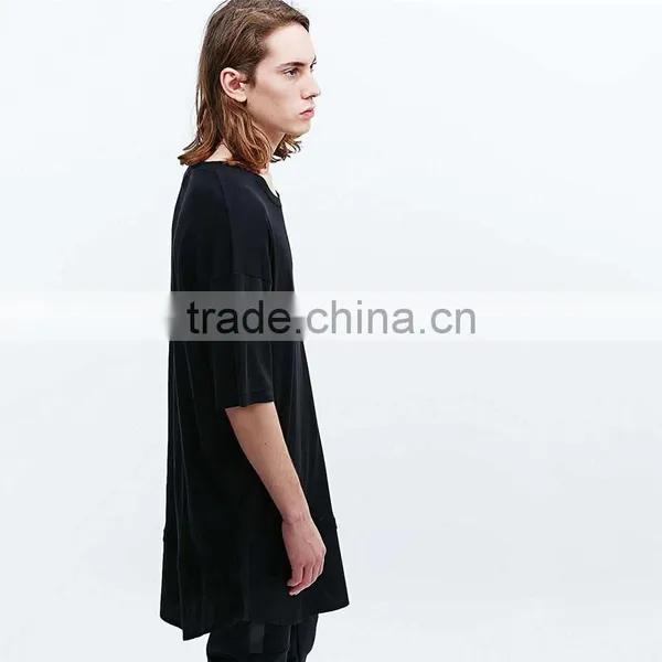 Fashion Blank Casual Loose 7xl T-shirts for Men photo-3