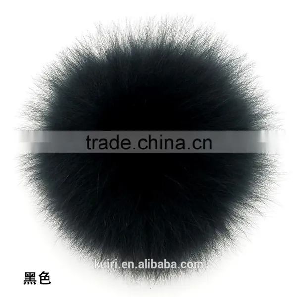 Multicolor Genuine Fox Pom Poms With 12cm photo-4
