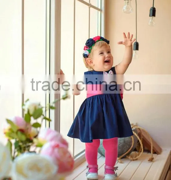 Summer Family Matching Clothing Short Sleeve/sleeveless Mother Daughter Matching Dress photo-3