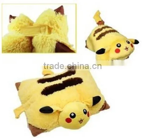 Walson Instyles Copyright Pikachu Pokemon Transforming Pillow Soft Nintendo Cushion Kids Rare Pikachu Toy photo-2