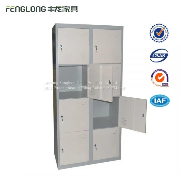 Best Selling High Quality KD Structure 8 Door Metal Locker Storage Cabinet,wholesale Lockers,differential Lockers photo-2