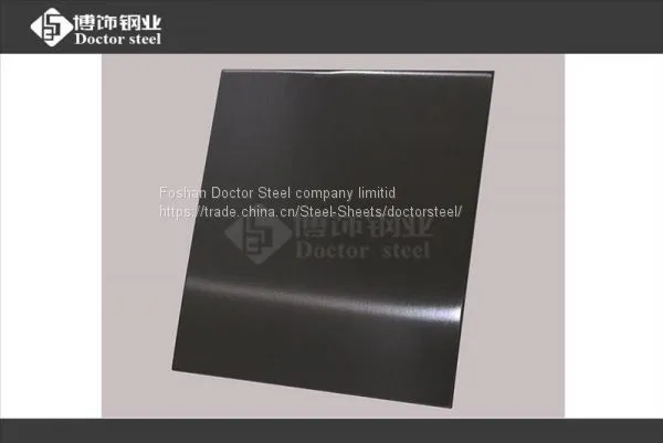 AISI 4'*8' Stainless Steel Sheet With Hairline Finish,jet Black Stainless Steel Plate photo-2