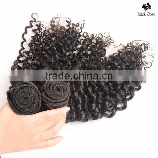 Black Rose New Arrival Crochet Braids With Human Malaysain Curly Hair, Raw Unprocessed Malaysian Human Hair photo-5