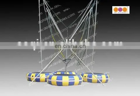 Guangzhou AOQI large selling well durable Bungee Trampoline from professional manufacturer
