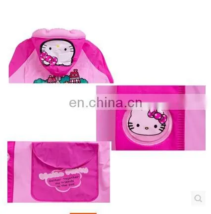 2016 Children's Waterproof Raincoat Have a Bag Position photo-3