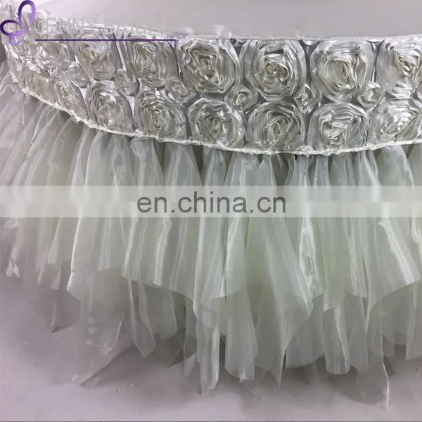 TC121E Round Outdoor Banquet Party Table Cover Wedding Decoration photo-4