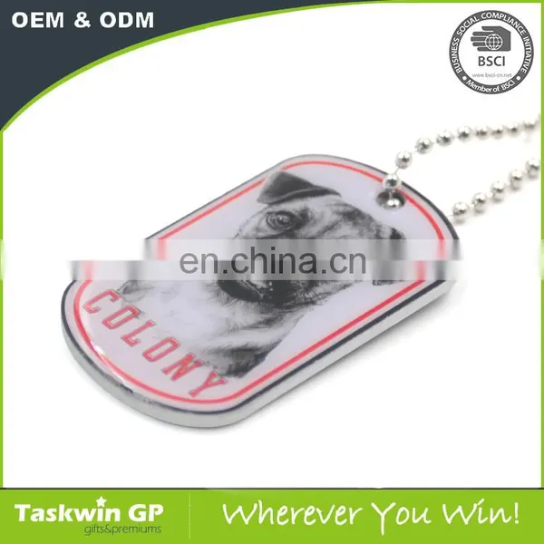 Low Price Custom Metal Male Couple Aluminum Antique 3D Dog Tag photo-2