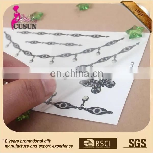Custom Body Jewelry Temporary Tattoo photo-2
