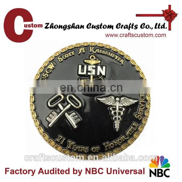 Custom 3d Challenge Coin With Soft Enamel photo-3