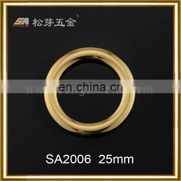 25mm High Quality Zinc Alloy Gold/nickle Free O Ring Buckle photo-2
