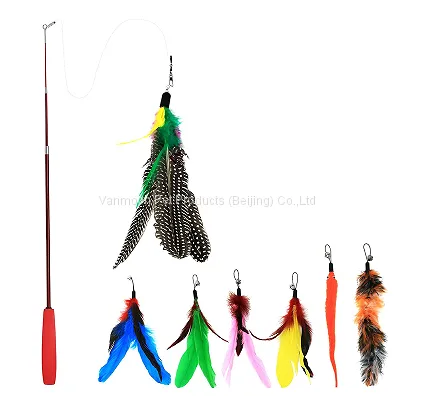 Interactive Cat Feather Toy