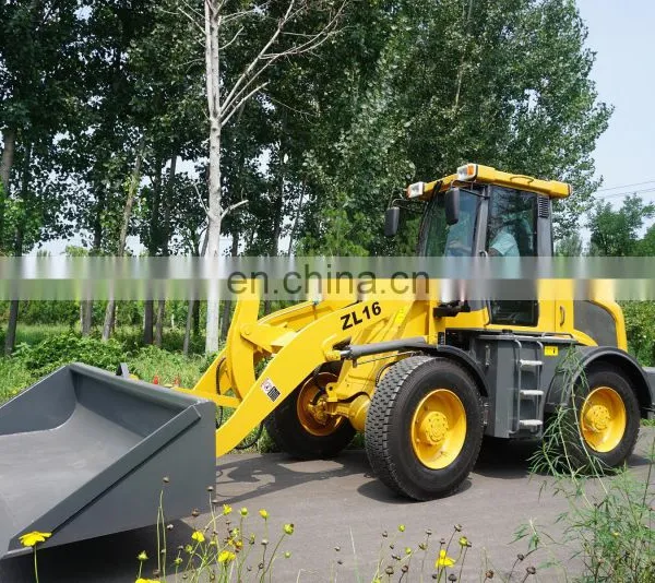 1.6ton Shovel Loader With Pallet Fork Snow Bucket With CE Certificate photo-2