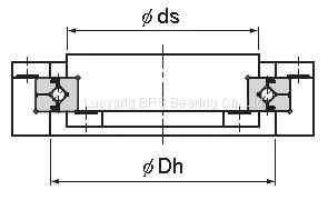 RB3010UU Crossed Roller Bearings 30x55x10mm photo-4