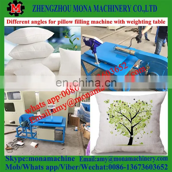 High Quality and Cheap Price Pillow/cushion Filling Machine With Weight and Table photo-5