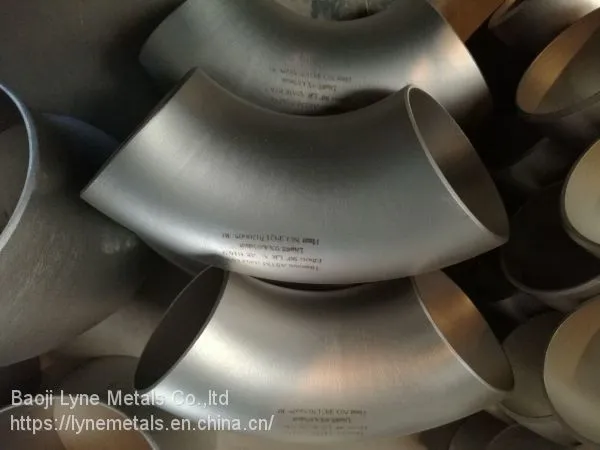ASTM B16.9 DN10-DN1000 WPT2 Titanium Pipe Fittings photo-3