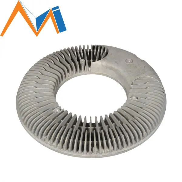 Customized Stacked Fin Stamping Extruded Aluminum LED Heat Sink Radiator photo-5